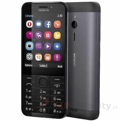 Nokia 230 Dual SIM, černá
