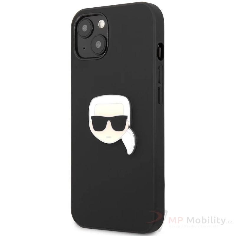 Karl Lagerfeld PU Leather Karl Head Case iPhone 13 mini černý