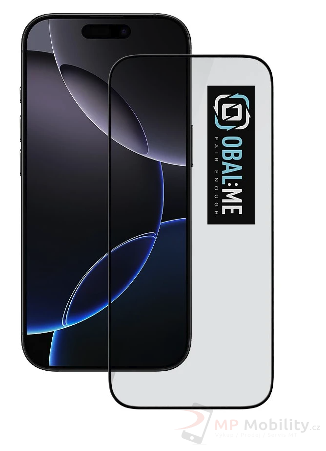 OBAL:ME 5D tvrzené sklo Apple iPhone 17 Pro Max černé