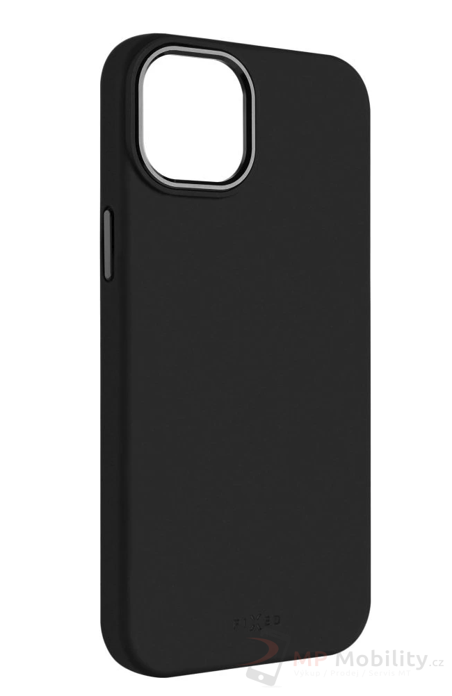 FIXED MagFlow silikonový kryt s MagSafe Apple iPhone 16 černý