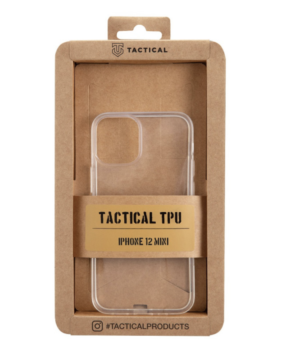 TPU iPhone 12 mini Transparent Tactical 