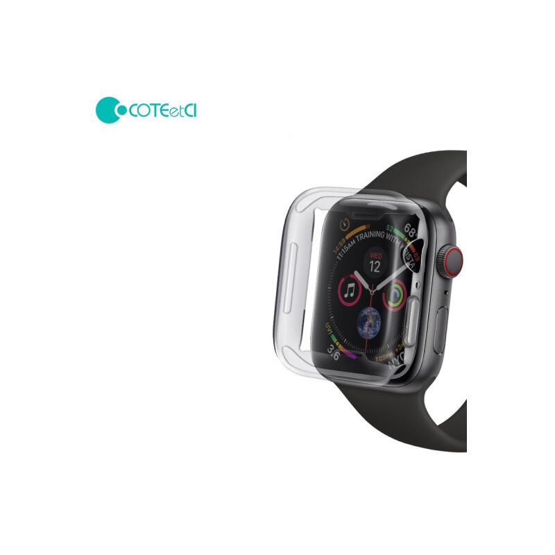 COTEetCI TPU Fully Plated Protective Case for Apple Watch 4 / 5 40mm (Trans)