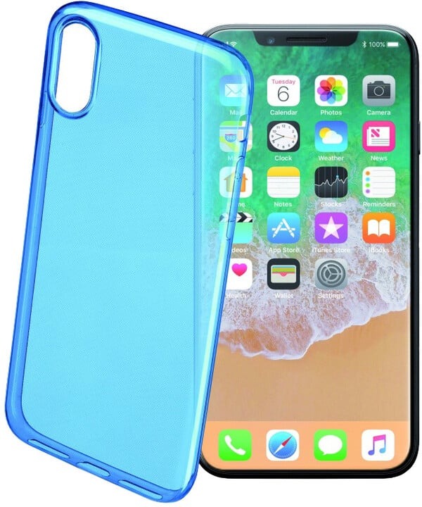 Tpu iPhone X Cellularline Blue