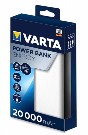 VARTA Power Bank Fast Energy 20000mAh White