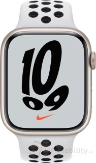 Apple Watch Nike Series 7 GPS 45mm, Starlight, Pure Platinum