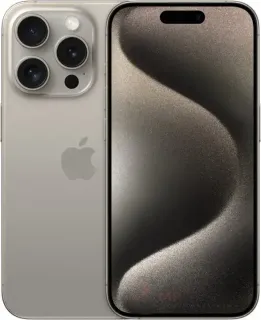 Apple iPhone 15 Pro, 256GB, Natural Titanium